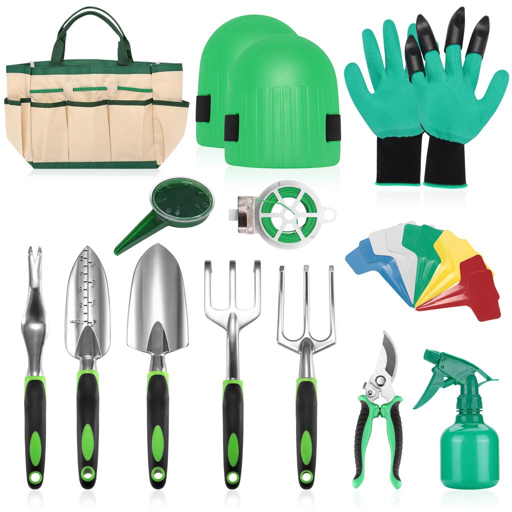 13 Pieces Garden Tool Set Stainless Steel Garden Tools Set with Storage Bag Gifts for Gardeners