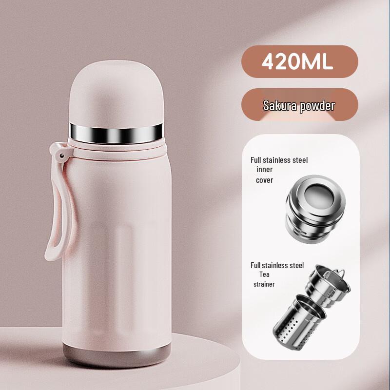 Portable 316 Stainless Steel Water Bottle 420ml