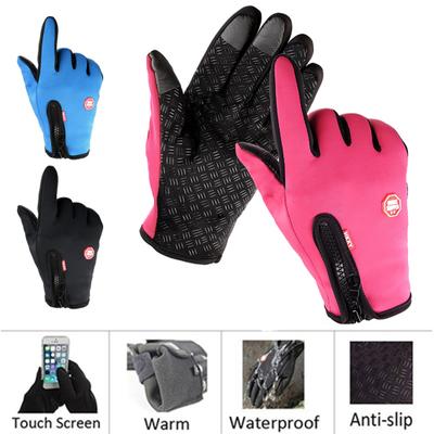 Unisex Winter Outdoor Windproof Cycling Gloves Touchscreen Glove for Smart Phone