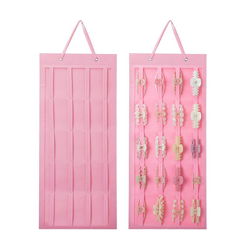 Hanging Wall Headband Holder Felt Hairbands Organizer Hair Claw Storage Hairpins Hair Accessories Display Stand for Lady