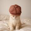 Universal Cat Gentleman's Hat Adjustable Pet Headwear Pet Beret Hat  Costume Party