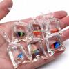 5pcs Simulated Goldfish Water Bag Transparent Resin Drip Glue Water Bag Fish Material Suitable for Keychain Jewelry Production