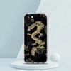 Für iPhone 15 16 14 13 12 mini 11 Pro Max XS X XR SE 7 8 Plus Silikon Klare Hülle Illusionäre Farbe Chinesischer Drache Handyhülle