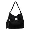 Corduroy Shoulder Bag Women Large Capacity Crossbody Tote With Magnet Soft Urban Style Daily Use