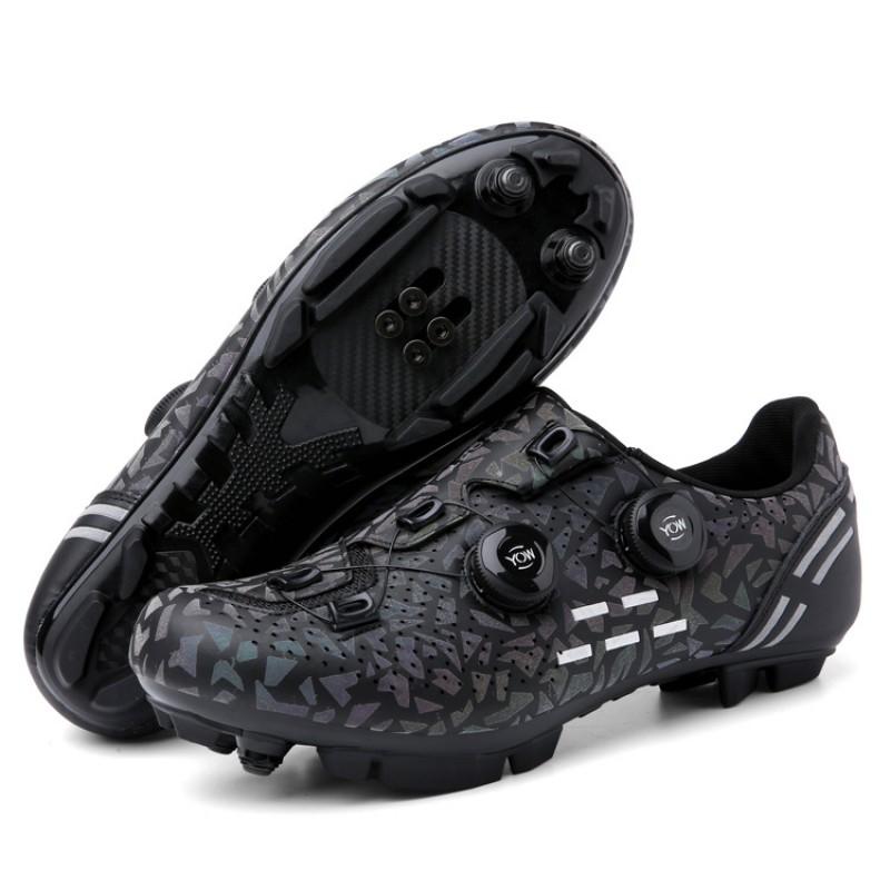 Scarpe da Ciclismo Unisex Bici da Strada Mountain Bike Suola Rigida Compatibili con Attacchi Pedali Traspiranti Prestazioni Bicicletta