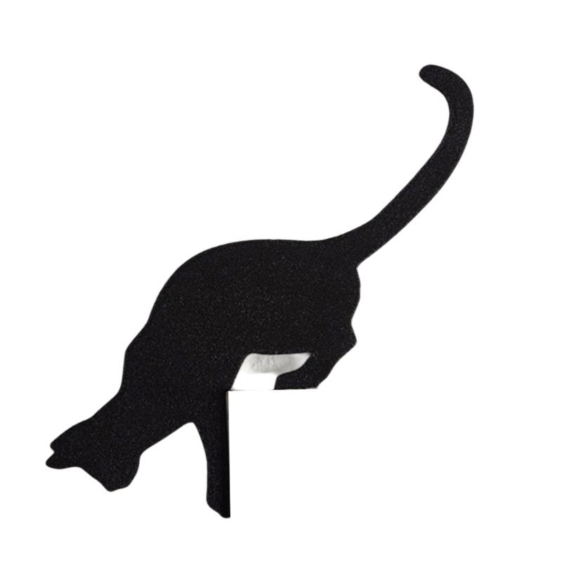 Sturdy Metal Cats Silhouettes for Door Frames Stylish Home Accent Accessory in Various Poses Home Accessory Decoration