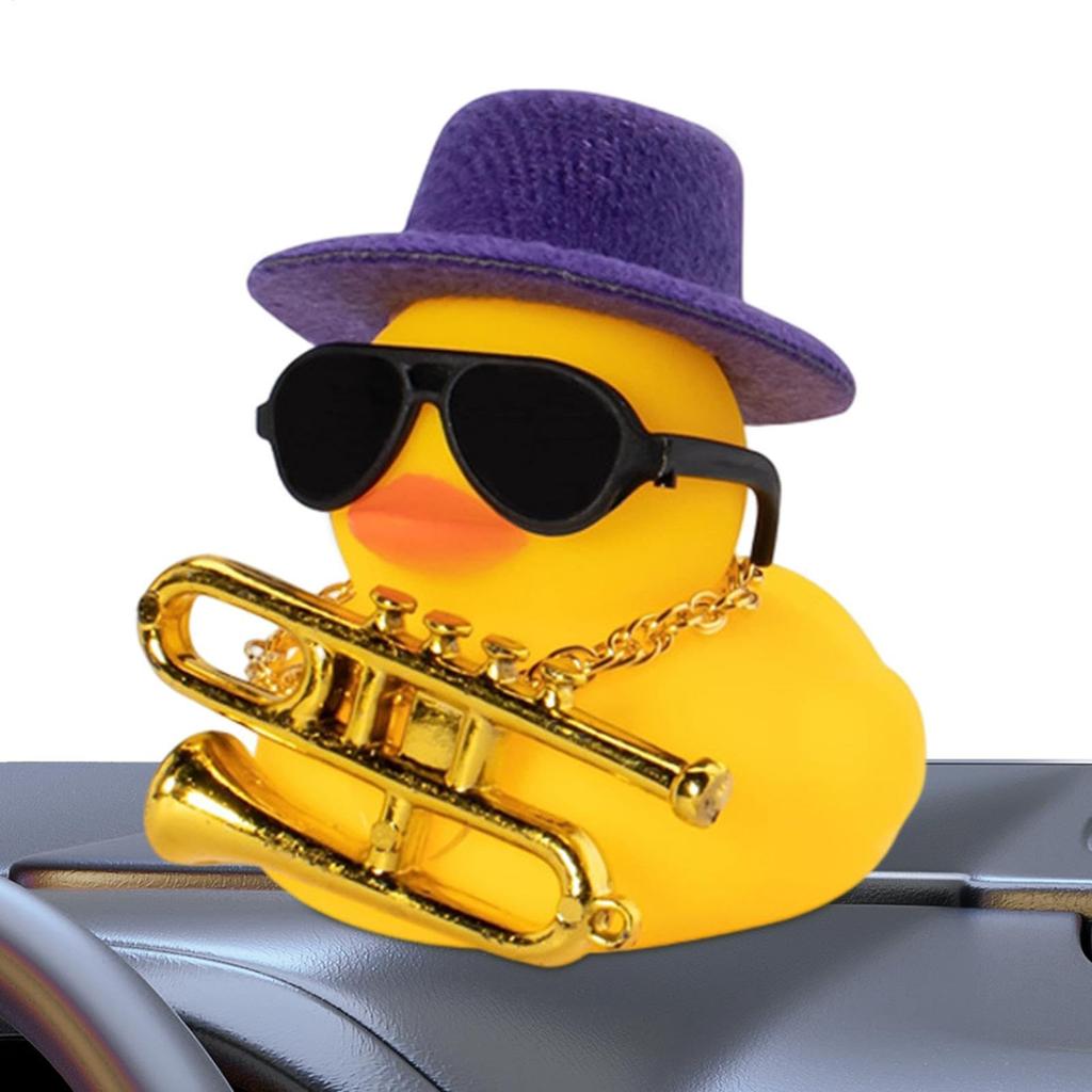 Duck for Car, Not Only As Birthday Gift, Rubber Duck Cling Toy Car Decoration,