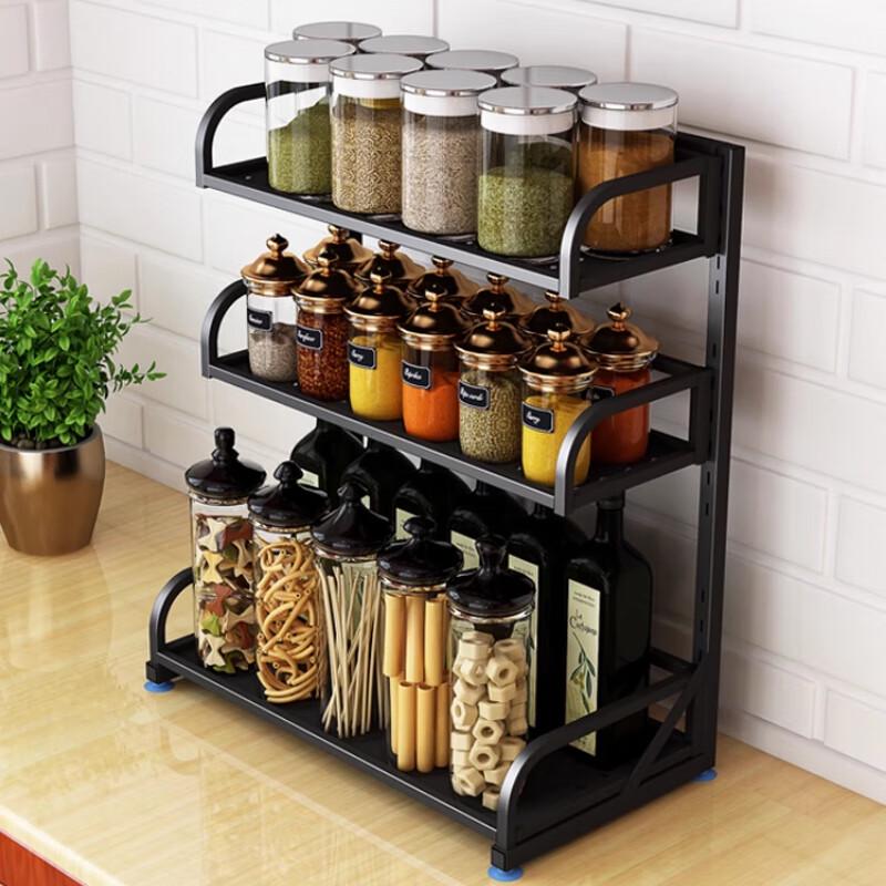 Yingbai Multi-functional 3-Tier Stainless Steel Kitchen Storage Rack