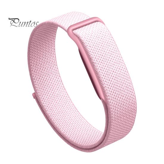 Bracelet de Montre Connecteur Universel pour Google Fitbit Air, Bracelet de Remplacement Sport Respirant à Clipser Sécurisé, Bracelet Tissé Réglable Anti-transpiration