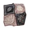 New Autumn and Winter Light Luxury Silk Wool Silk Scarf Women's High-end Sense Versatile Double-sided Silk Square Scarf Neck Scarf