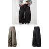American Retro Pleated Cargo Pants With Cotton Fabric For Casual Youth Fashion