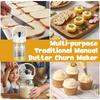 1500ML/51oz Hand Crank Butter Blender Tool with Glass Bottle No dirty hands Manual Butter Churn Maker Juicer Mixer Kitchen Tool