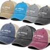 Mesh Cap Adjustable Sun Hat LOS ANGELES Hats For Man Breathable Buckle Snapback Baseball Hat Ideal Choice For Urban Style