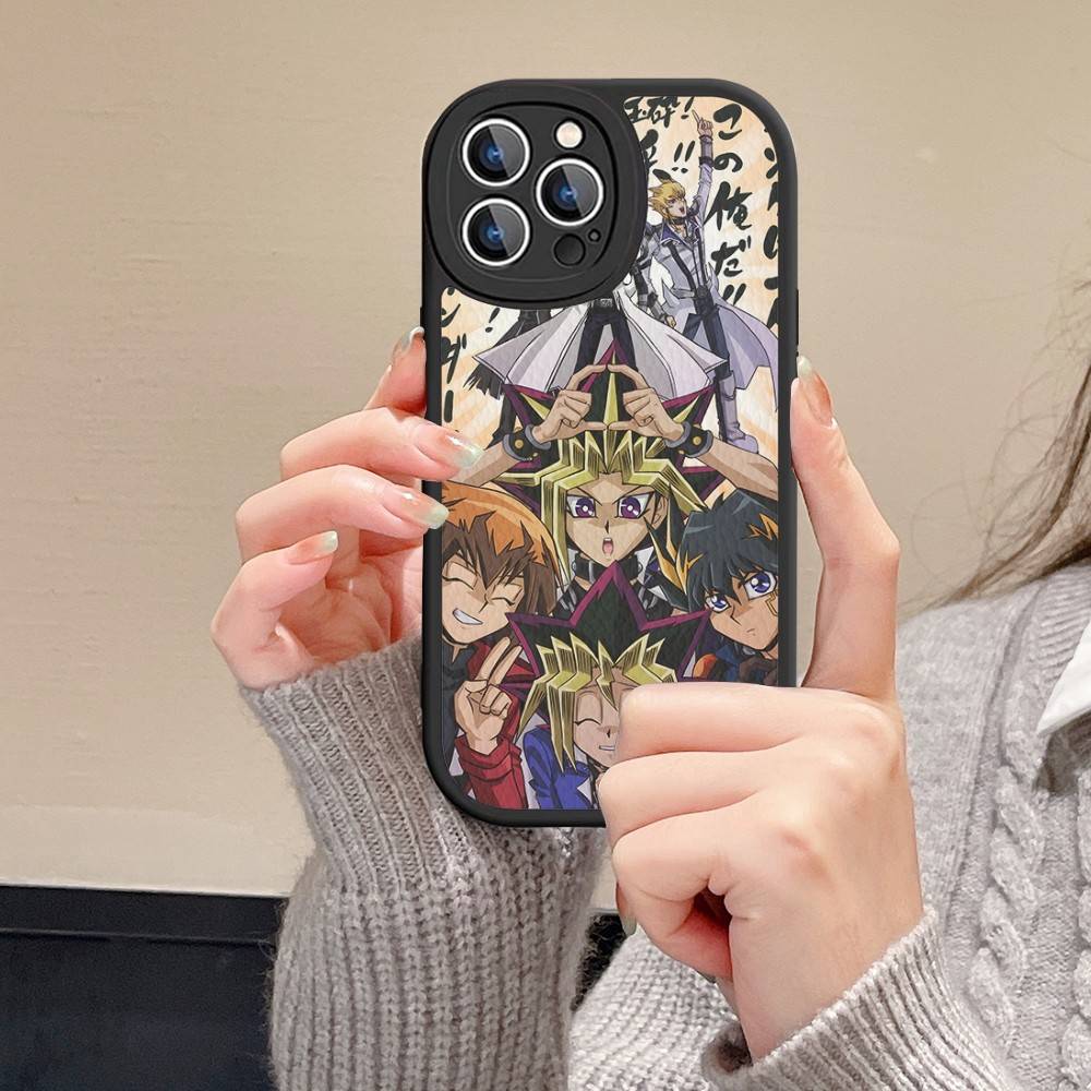 Anime Yu-Gi-Oh! Phone Case For IPhone 16 15 14 13 12 11 Pro Max Plus Leather Cover