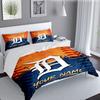 Custom Name 3PCS Detroit Tigers Emblem Bedding Set,Including  Duvet Cover And 2pcs Pillowcases Perfect for Bedroom,Dormitory,Fan Christmas Gift