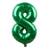 1pcs 32inch Large Dark Green Number Balloons Spring Jungle Safari Birthday Party Foil Balloon 0 1 2 3 4 5 6 7 8 9 globos Balls