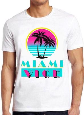 Miami Vice Cult Musica Film Divertente Gamer Meme Regalo Maglietta T Shirt M887