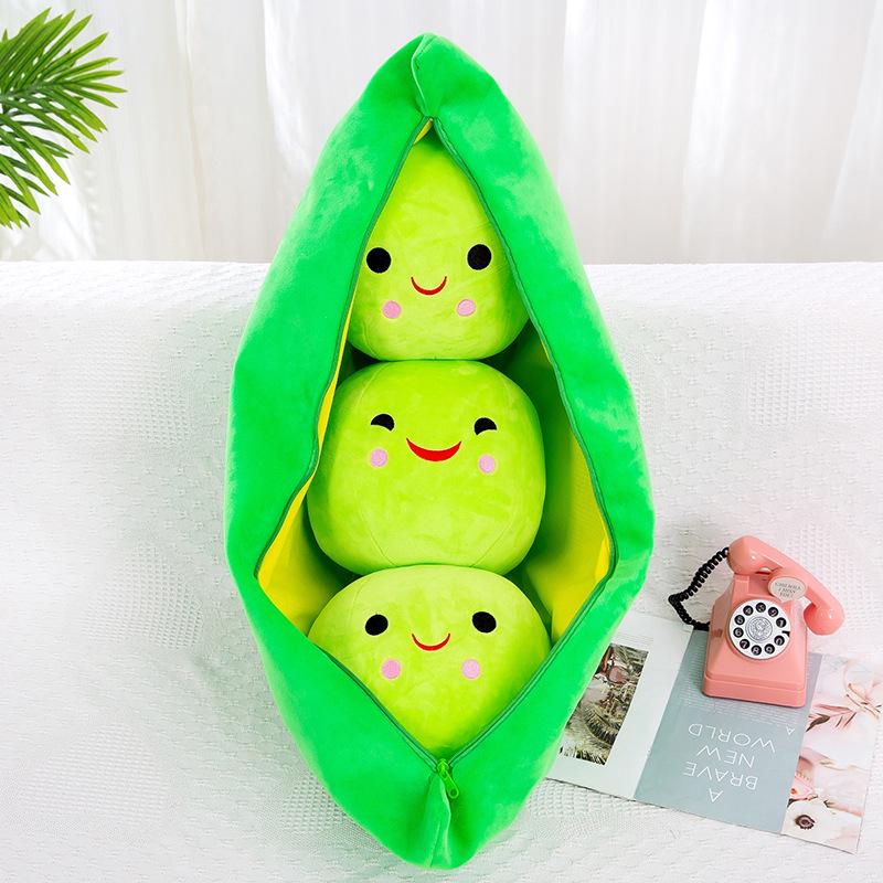 Pea Pod Plush Toy Doll - Cute Bean Couple Sleeping Pillow Valentine's Day Gift