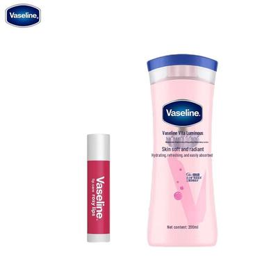 Vaseline Healthy Bright Niacinamide Body Lotion & Rose Lip Balm Set