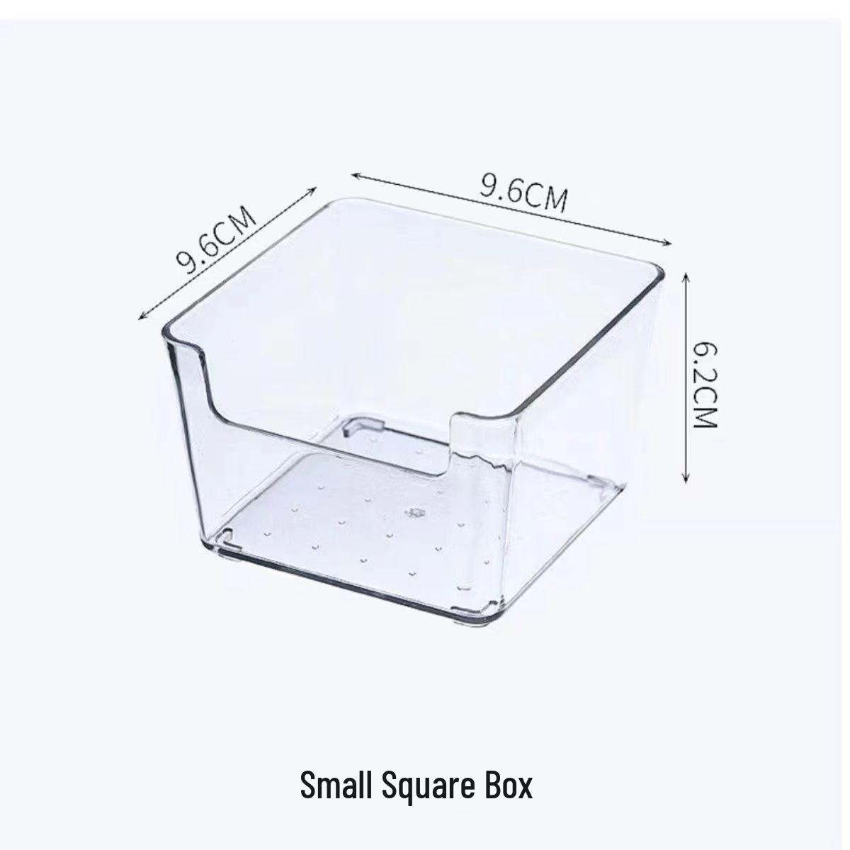 

Прозрачный акриловый ящик для хранения с разделителями для карточек и заметок