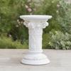 Roman Column Pedestal Freestanding Ornate Stand Vintage Style Classical