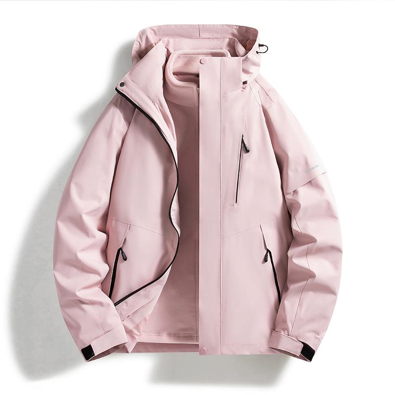 2026 Trendy Windproof & Breathable Outdoor Jacket Set for Couples - Three-in-One Two-Piece for Autumn & Winter