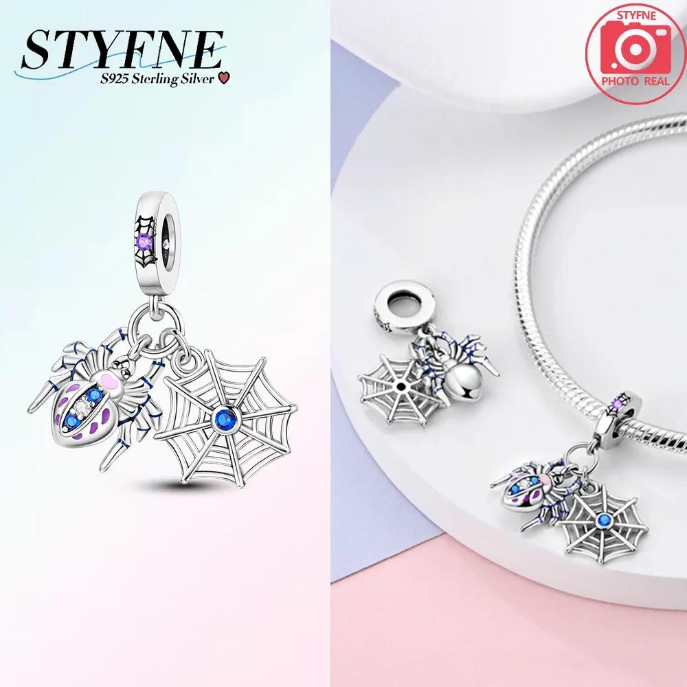 New Copper Spider Pendant Black Colors For Charms Copper Colors Original Bracelet For Jewelry Making