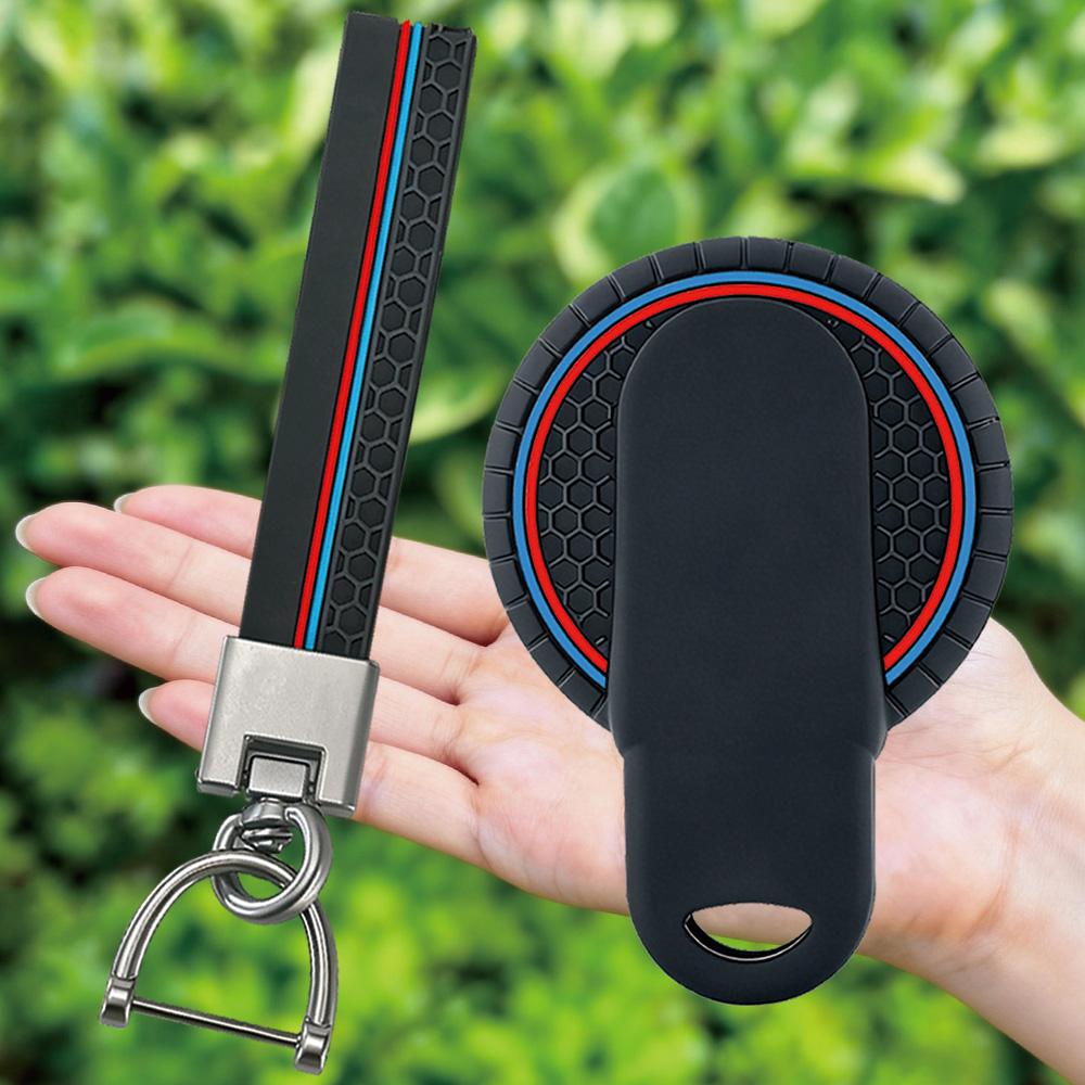 Silicone Car Remote Key Case For BMW MINI COOPER S ONE JCW F54 F55 F56 F57 F60 CLUBMAN COUNTRYMAN Keychain Auto Accessories