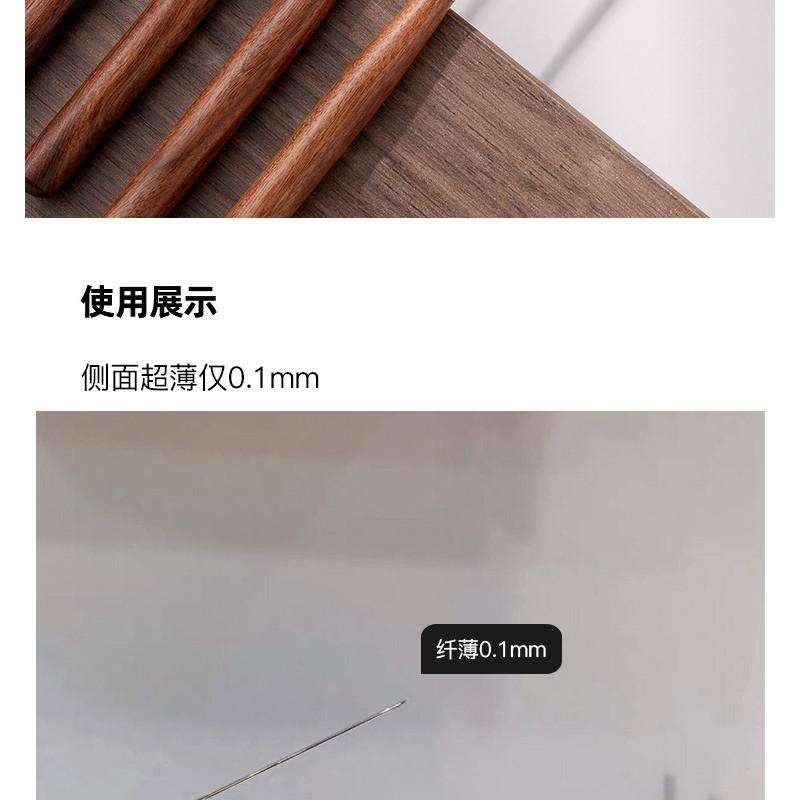 Nail Art Gel Mixing Sticks Wooden Handle Metal Stirrers Gradient Ombre Polish Blending