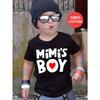 European Sizes Children MiMi BOY LOVE Print 100%cotton Boy T-shirt