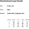 Thisisneverthat Checkerboard Logo Hoodie Blue