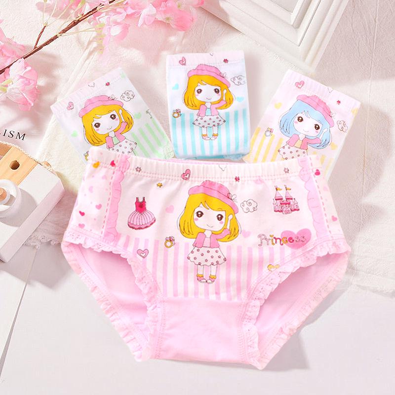 Hui Sha Cartoon Baumwoll-Mädchen-Dreiecksslips