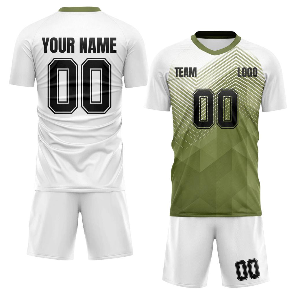 Men’s Short Sleeve Sports Jersey and Shorts Set Breathable -Wicking Quick Dry Athletic Uniform for Team Training DIY Custom Design