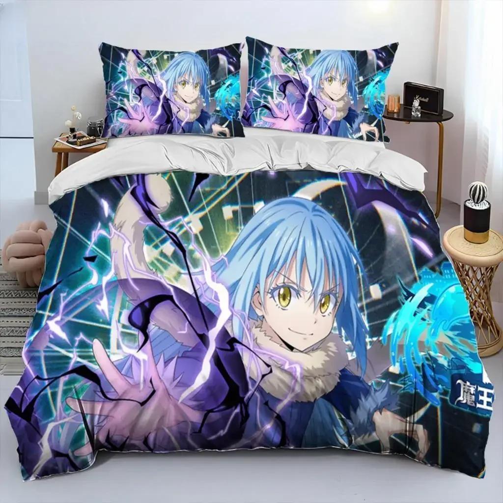 Cozy Comfortable I Got Reincarnated As A Slime Anime Bed Size King Queen Comforter Quilt