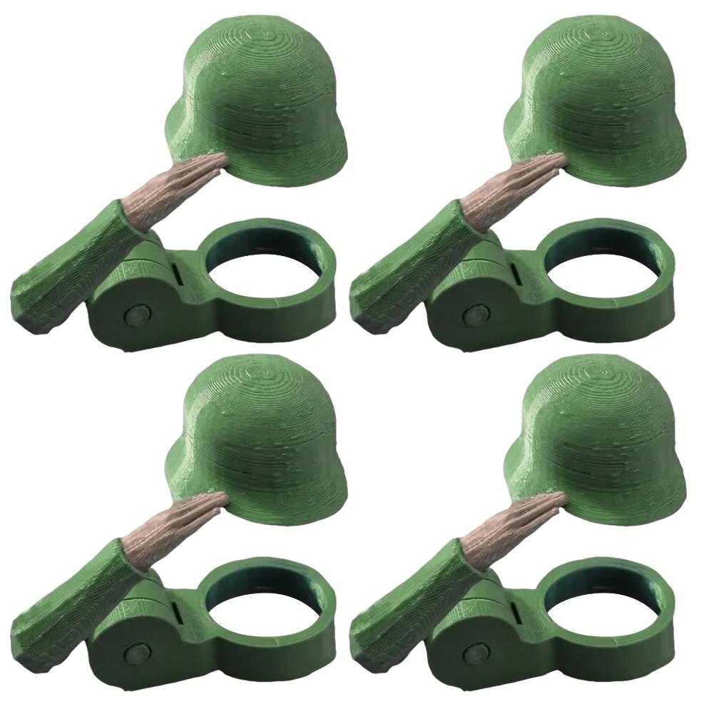 5-1PC Reusable Beer Helmet Topper Creative Soldier Beer Bottle Cap for Party Bar Veterans Enthusiasts Funny Beer Bottle Stopper