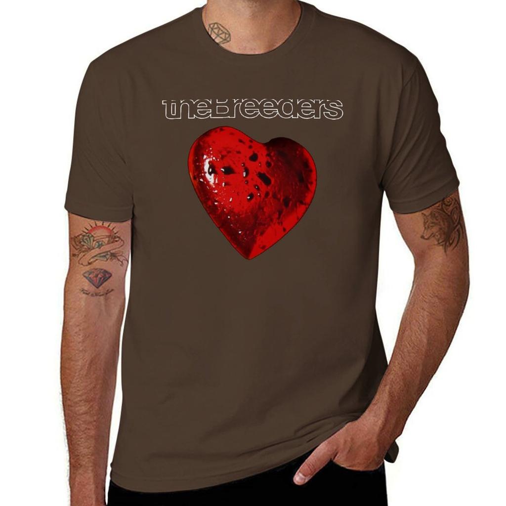 The Breeders - Last Splash T-Shirt Schwergewichte lustige koreanische Mode Kurzarm-T-Shirt Herren T-Shirt Grafik