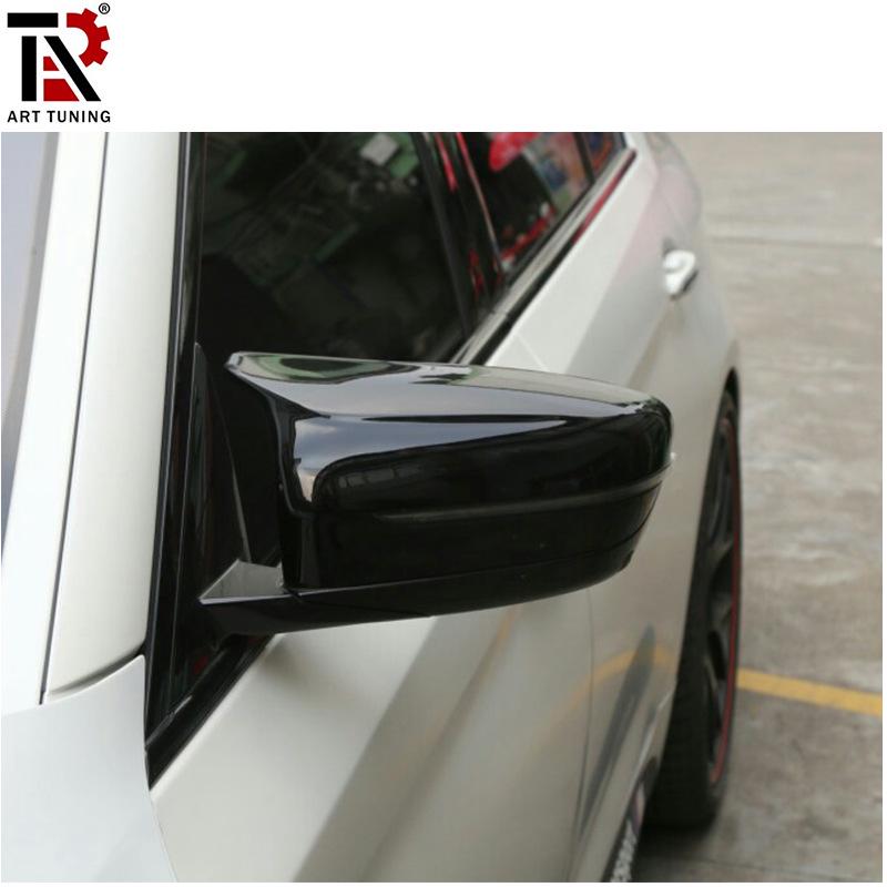 Glänzend Schwarzes Rückspiegelgehäuse Set für BMW 5er G30 G38 F90
