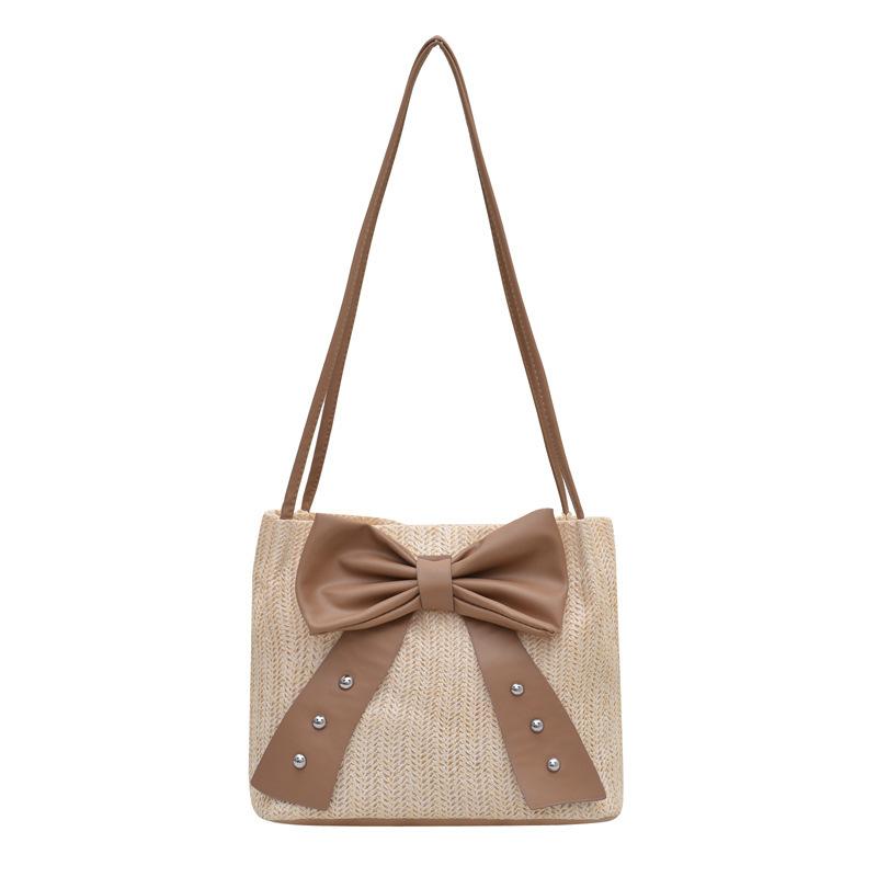 Bows Bag - Fashionable Color-matched Crossbody Bag with A Trendy Design, Bucket Bag for The Unique Style.