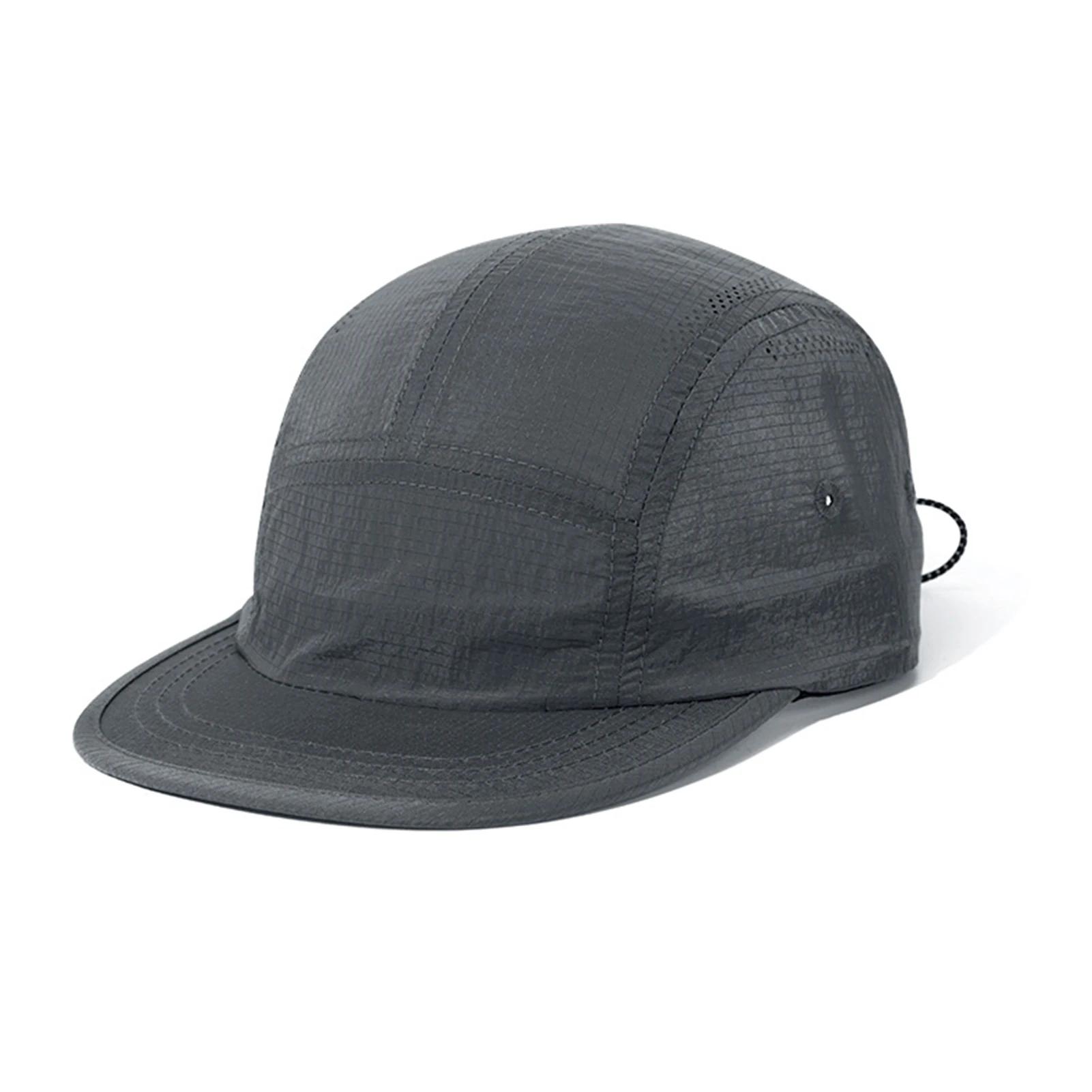 

Summer Sun Hat Quick-drying UV Protection Baseball Cap for Outdoor Activities Like Fishing, Camping, and Hiking. темно-сірий колір