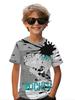 Junge, der Hockey liebt, Grafik-T-Shirt, Sommer-Kurzarm-T-Shirt für Kinder, Tägliches Lässiges Sport-Kinderkleidung, Oberteile, Kinderkleidung