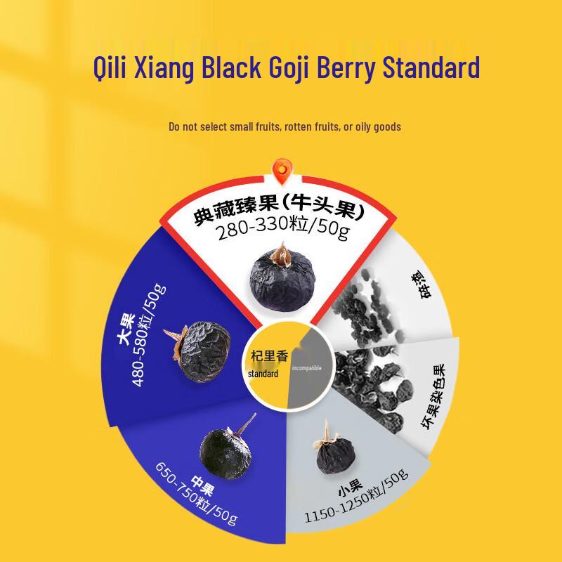 Qilixiang Black Goji Berry Gift Box 450g