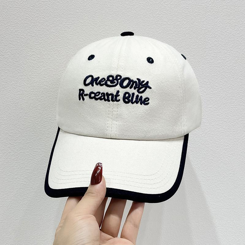Letter Embroidered Baseball Cap for Women Spring Summer Outdoor Sunscreen Unisex Snapback Hat Sports Casual Men Hip Hop Hat