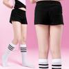 Girls' Ballet and Dance Flat-Legged Black Shorts