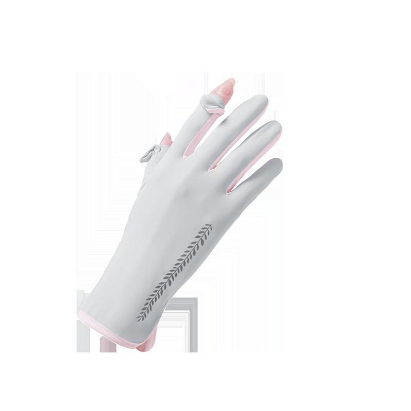 Summer Sunscreen Gloves For Women Thin Breathable Uv Protection With Touch Screen Functionality For Outdoor Cycling And Driving