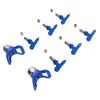 Airless Sprayer Spray Tip Set 211 315 417 517 515 523 Airless Sprayer Nozzle with 2PCS Nozzle Seats Set Blue