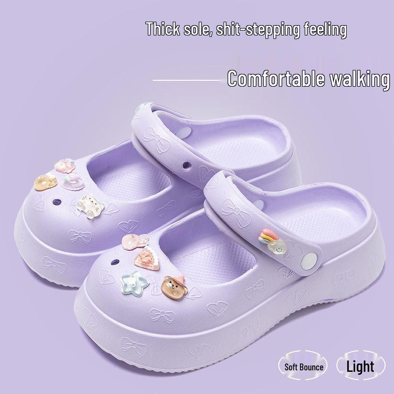 Women's Mary Jane Summer Slippers - Cool, Lightweight EVA Home Shoes