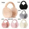 1PC Unisex Solid Color Earmuffs - Soft Plush Ear Warmer, Foldable Ear Muffs, Comfortable Coldproof Earmuffs For Winter Outdoor Winter Accessories