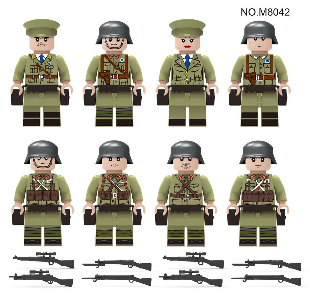 Militär Baustein Figur Kompatibel Kleine Partikel Spielzeug Zusammenbau Patriotischer Kleiner Junge Zusammenbau