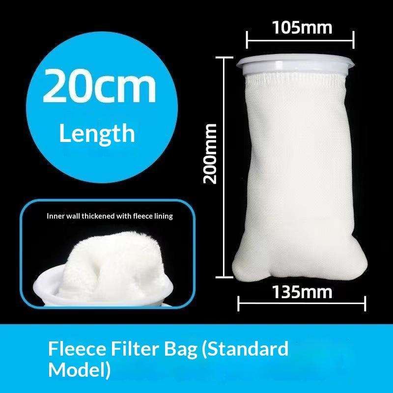 Reusable Aquarium Filter Bag With Frame Anti-Overflow Fish Tank Filter Cotton Thickening High Density Fish Tank Filter Bag