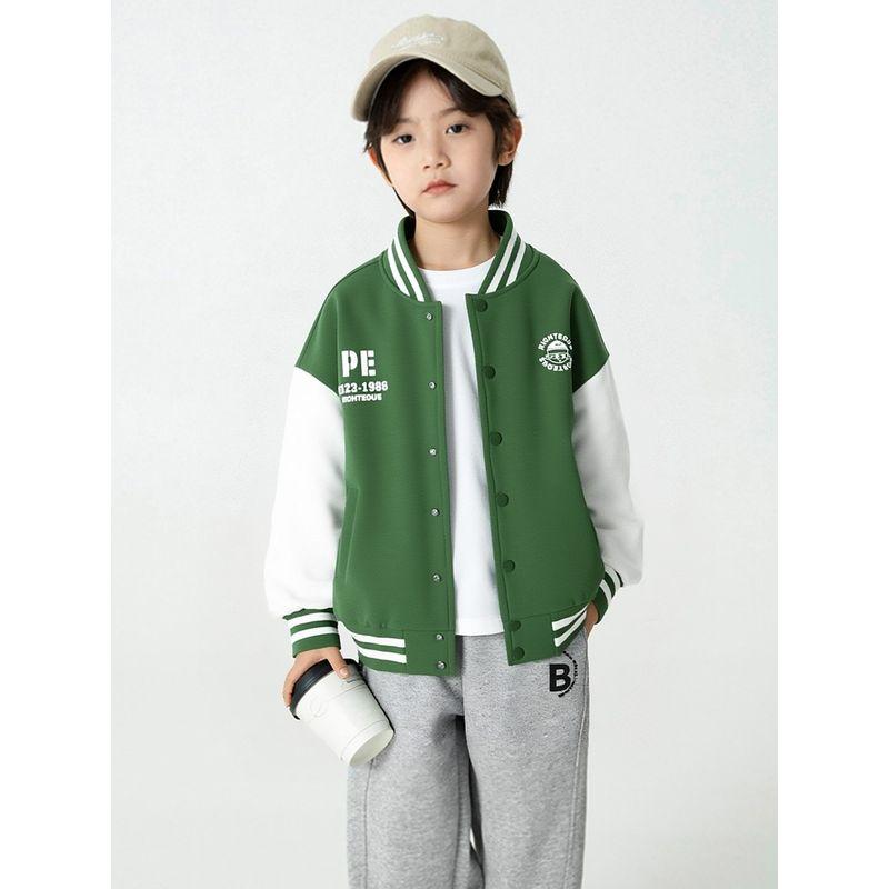 Brand Foreign Trade Original Order Medium and Large Children's Fleece Sweatshirt Boys' Jacket Girls' Baseball Jacket 2026 Autumn and Winter New Style